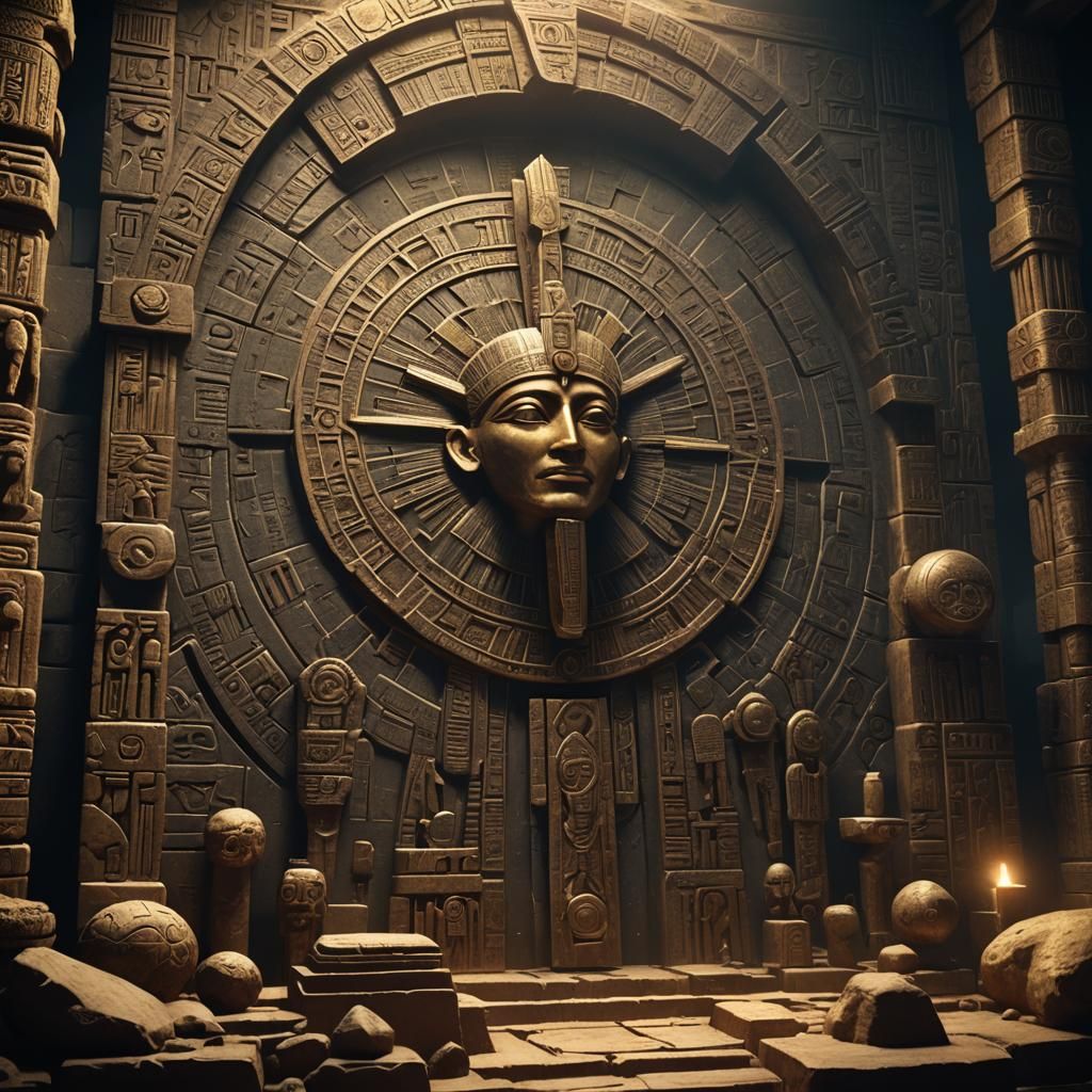 Ancient Annunaki annals and assorted artifact abstracted sti...