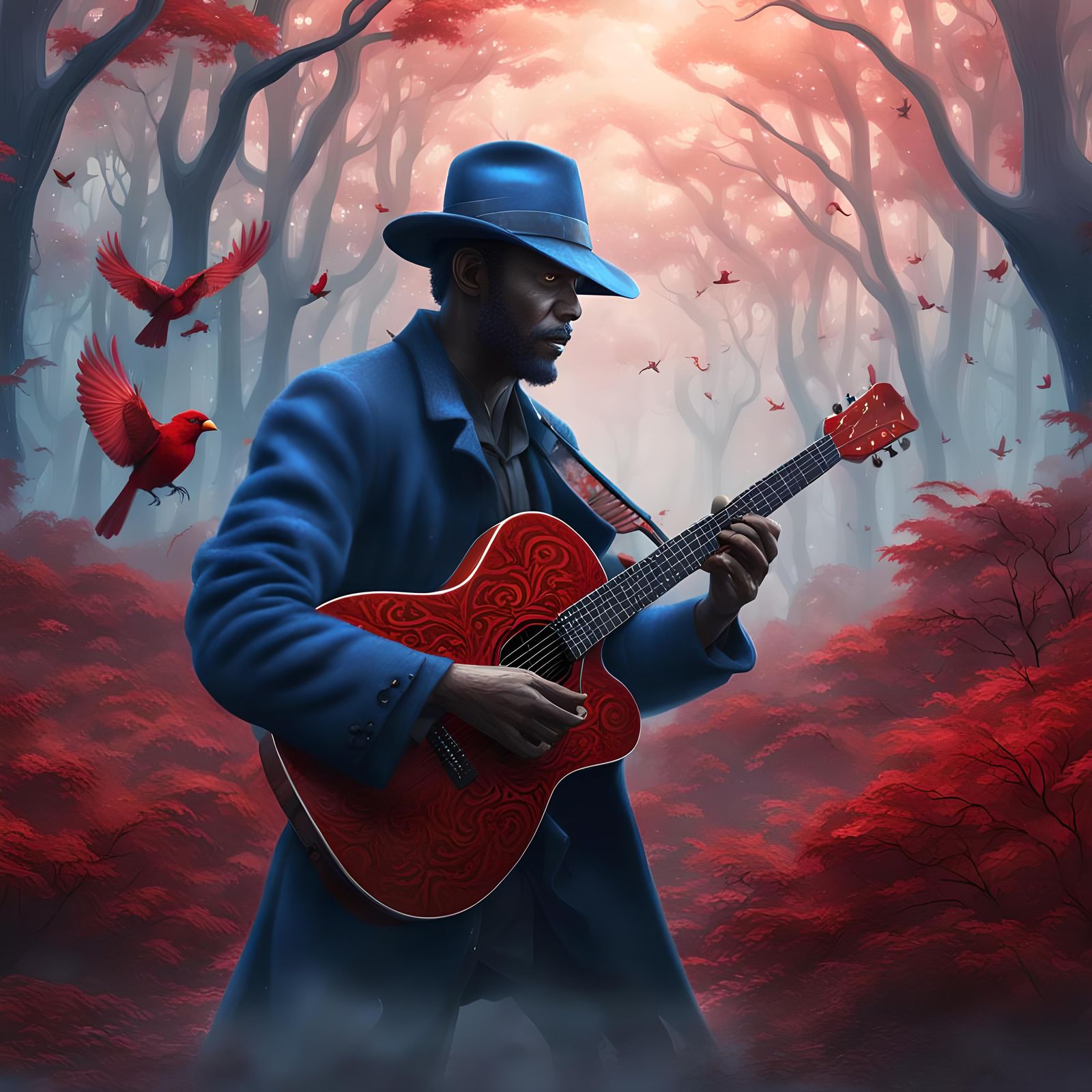 I got the blues...and the reds