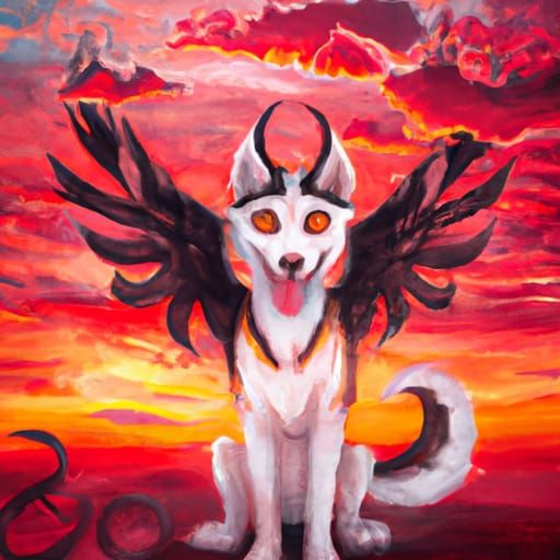 Demonic dog