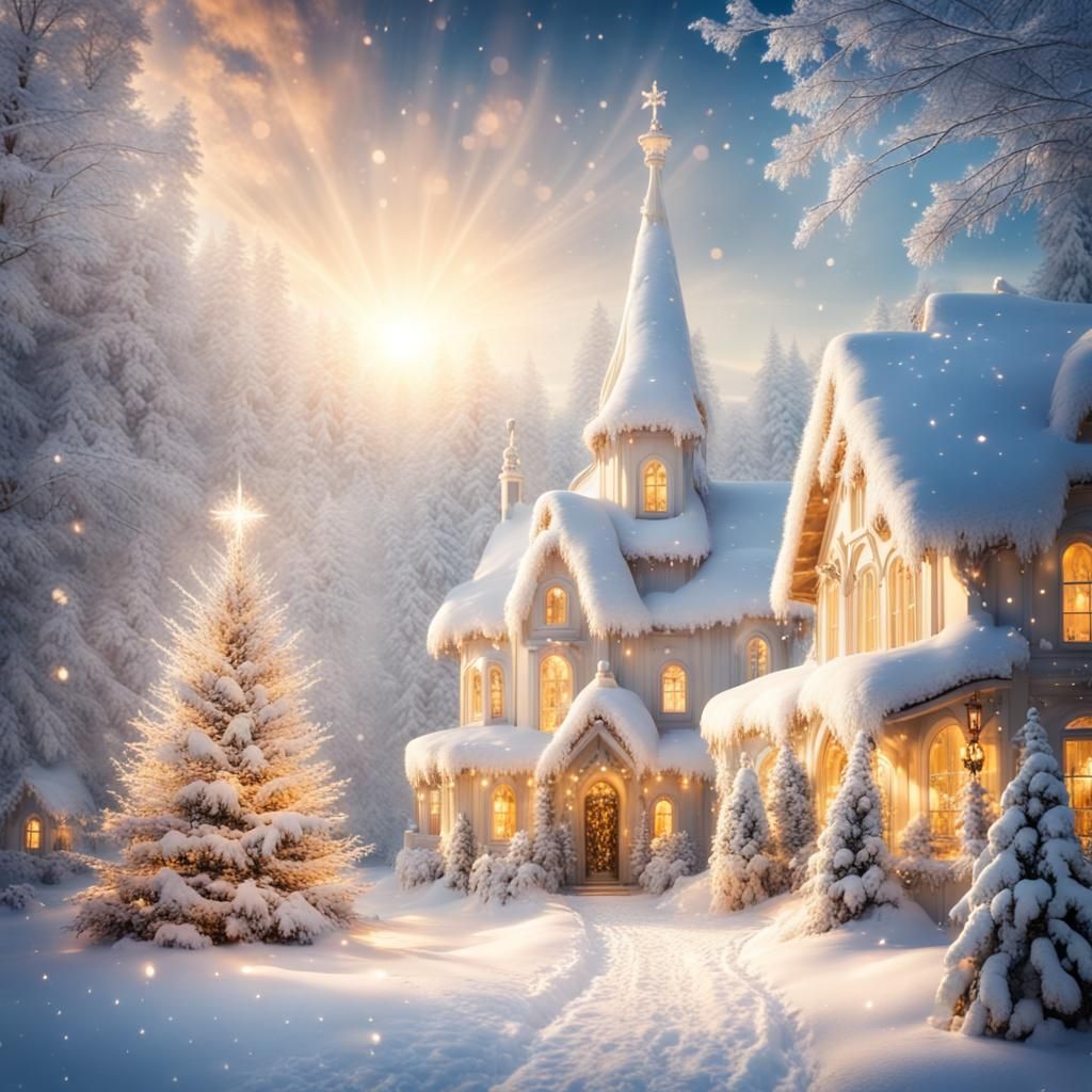 Most Amazing Magical Christmas Winter Wonderland with Christmas Cheer ...