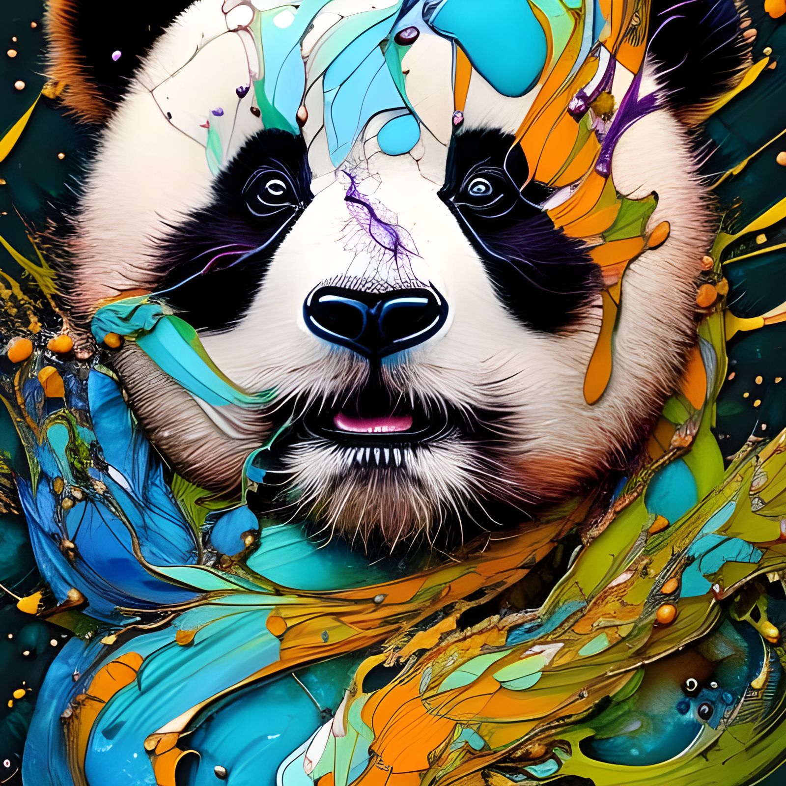 Pandamonium  by @Mormookiee