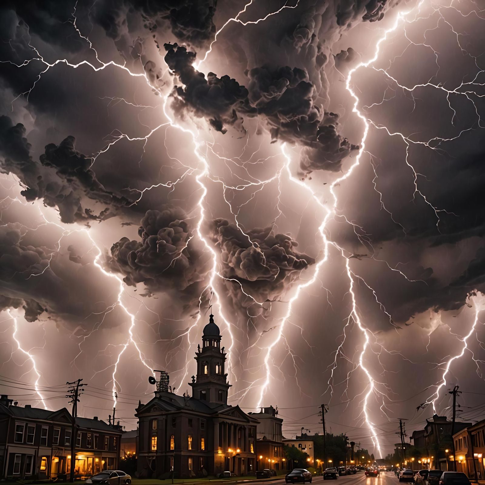 Electrically Chaotic Fantastical Lightning Apocalypse