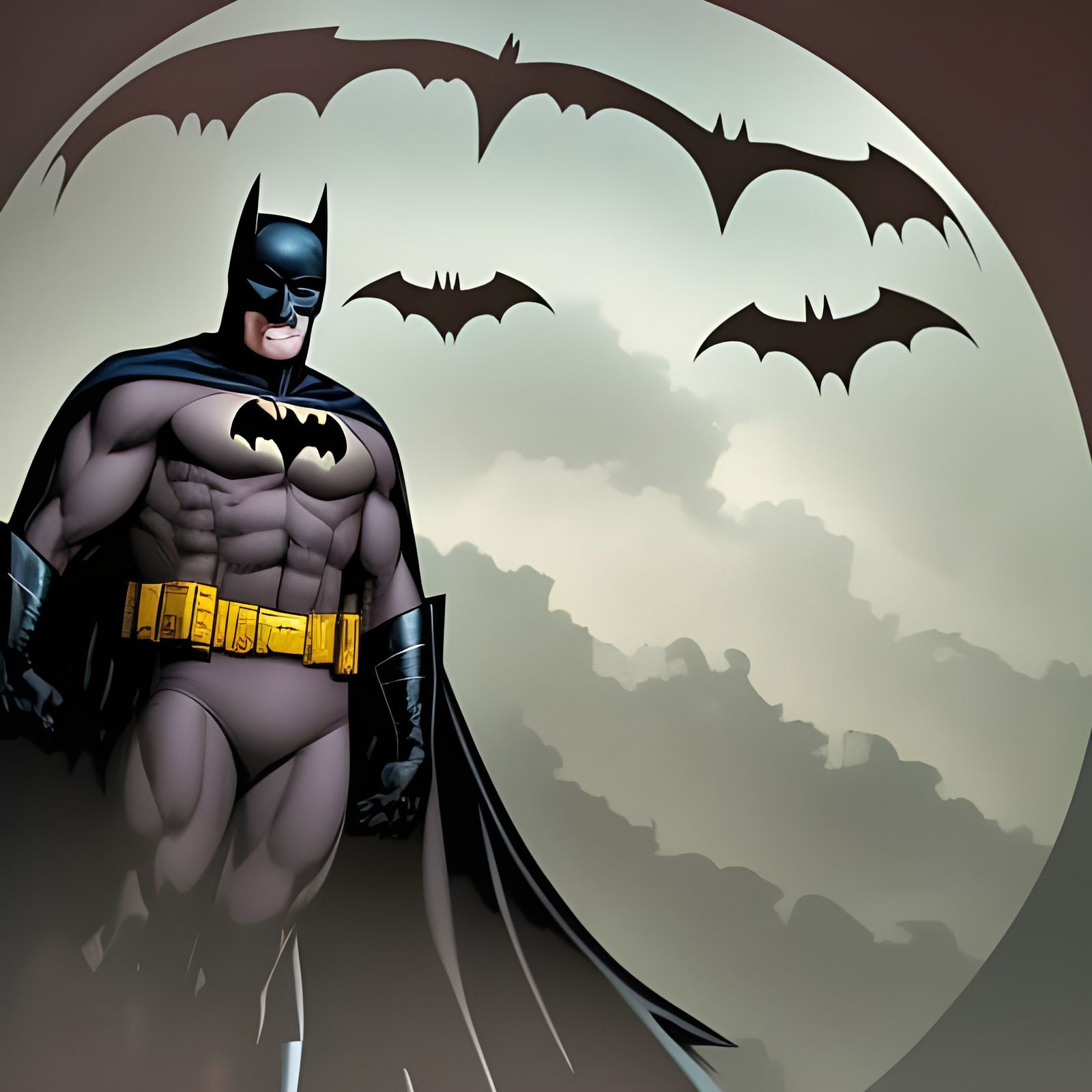 Batman Comic Art - AI Generated Artwork - NightCafe Creator