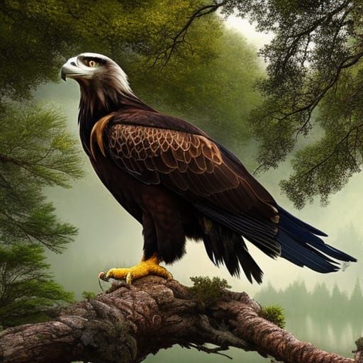 eagle golden  by @Djohn Coper