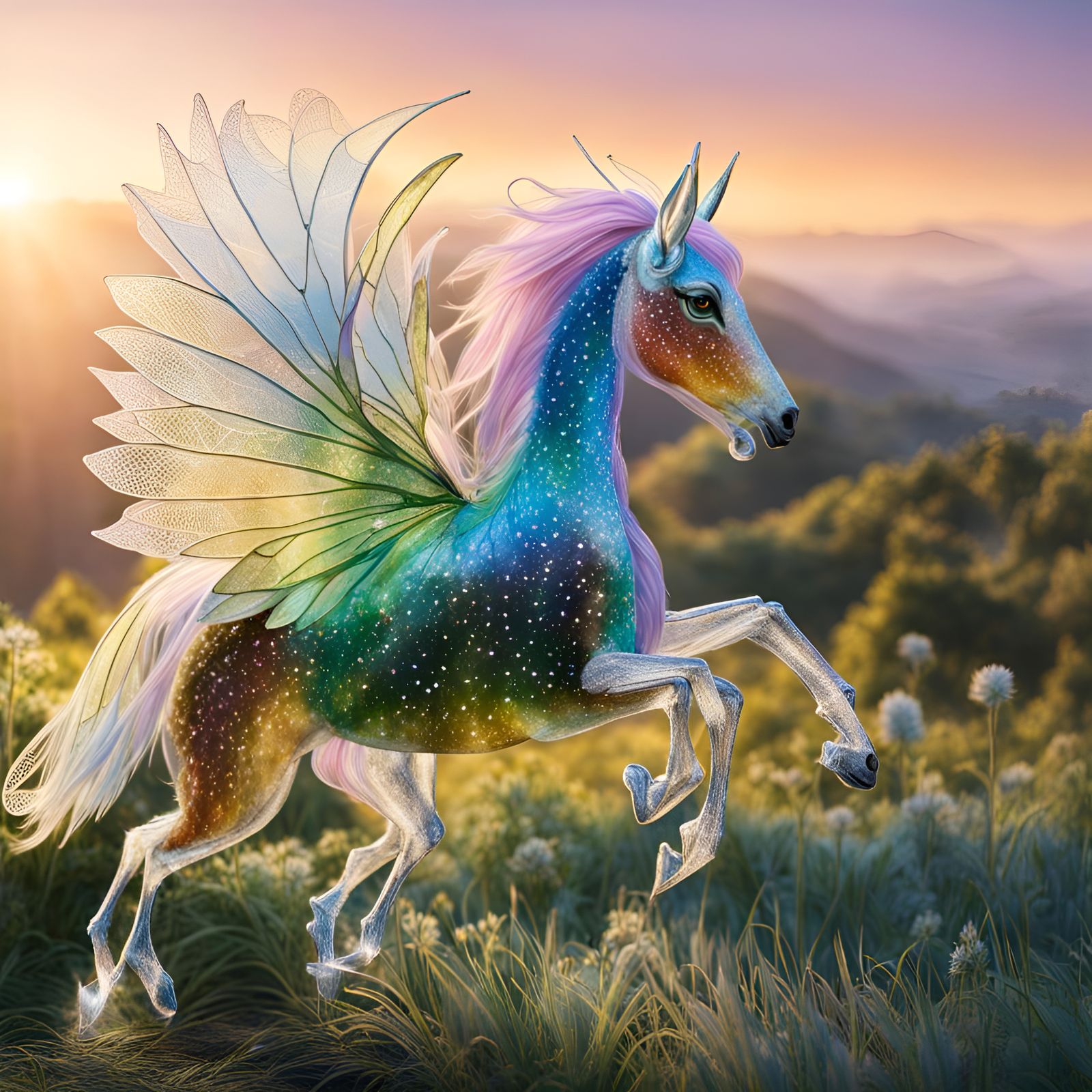 Horsefly AI Generated Artwork NightCafe Creator