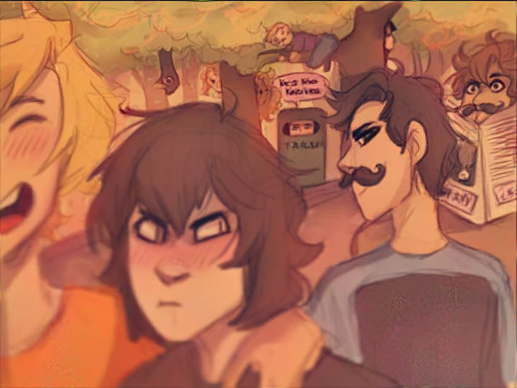 Nico what are you glaring at-