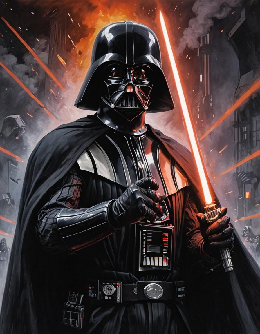 Lord Darth Vader, Dark Lord of the Sith  by @Forged Anew