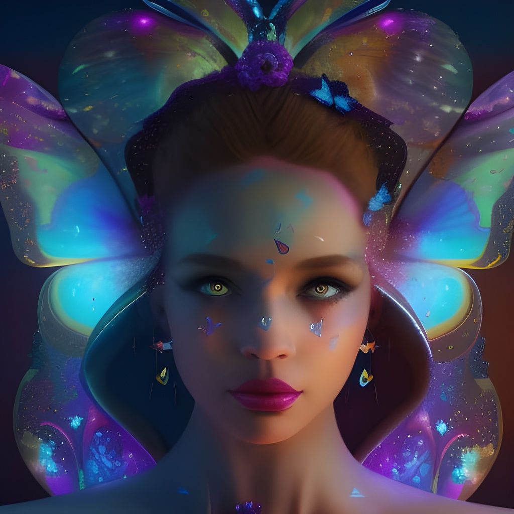 🦋goddess - AI Generated Artwork - NightCafe Creator