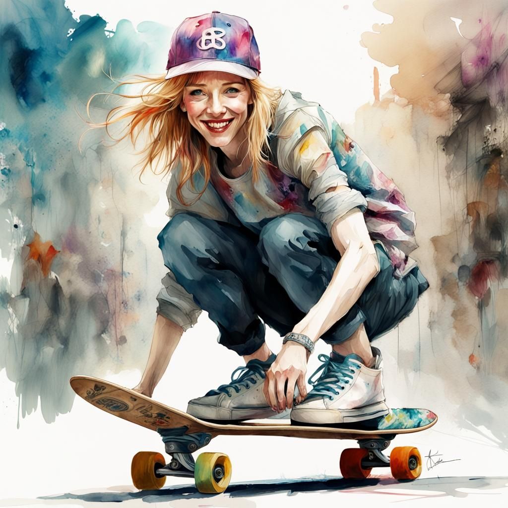 Skate Blanchett  by @H2O
