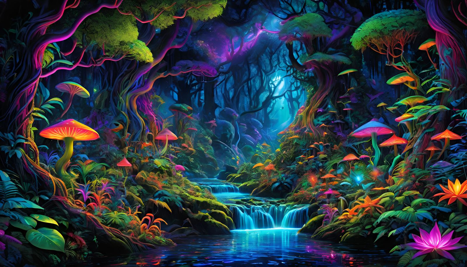 Blacklight Jungle (#1)  by @Prophet 