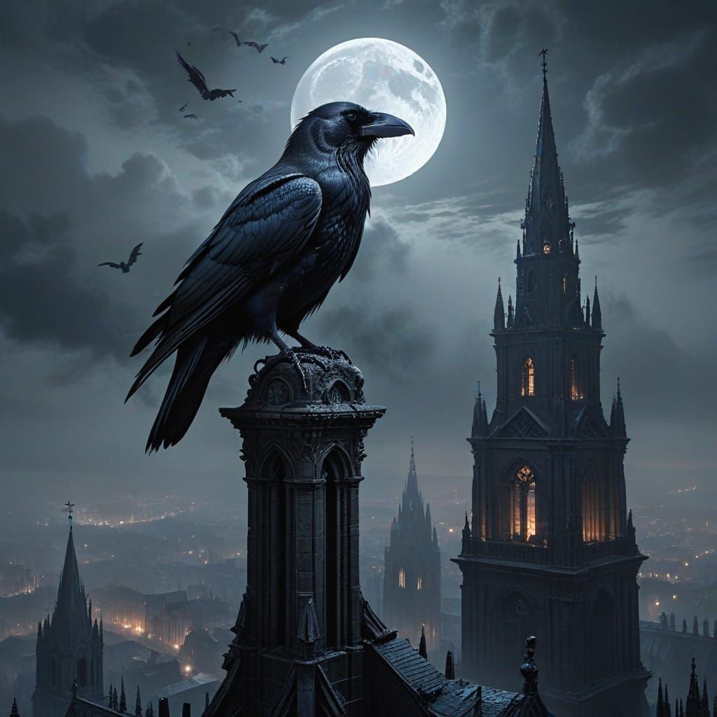 Above the mist filled streets