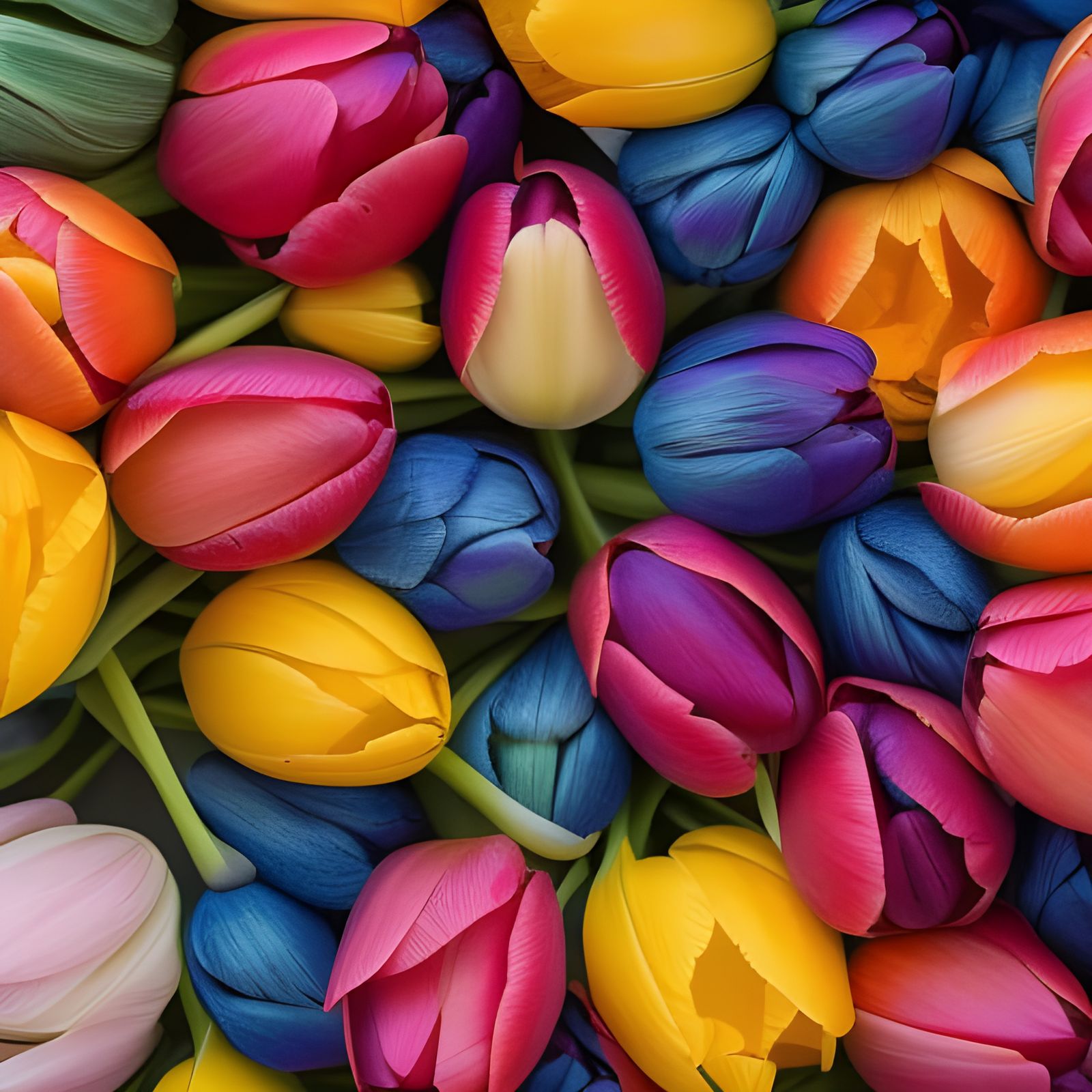 Tulip Pile  by @Antinomy