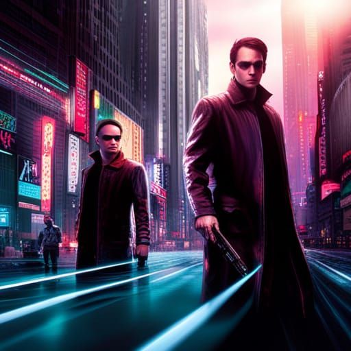 Hackers in the Matrix, , in the year 3501, 8k resolution, a masterpiece ...