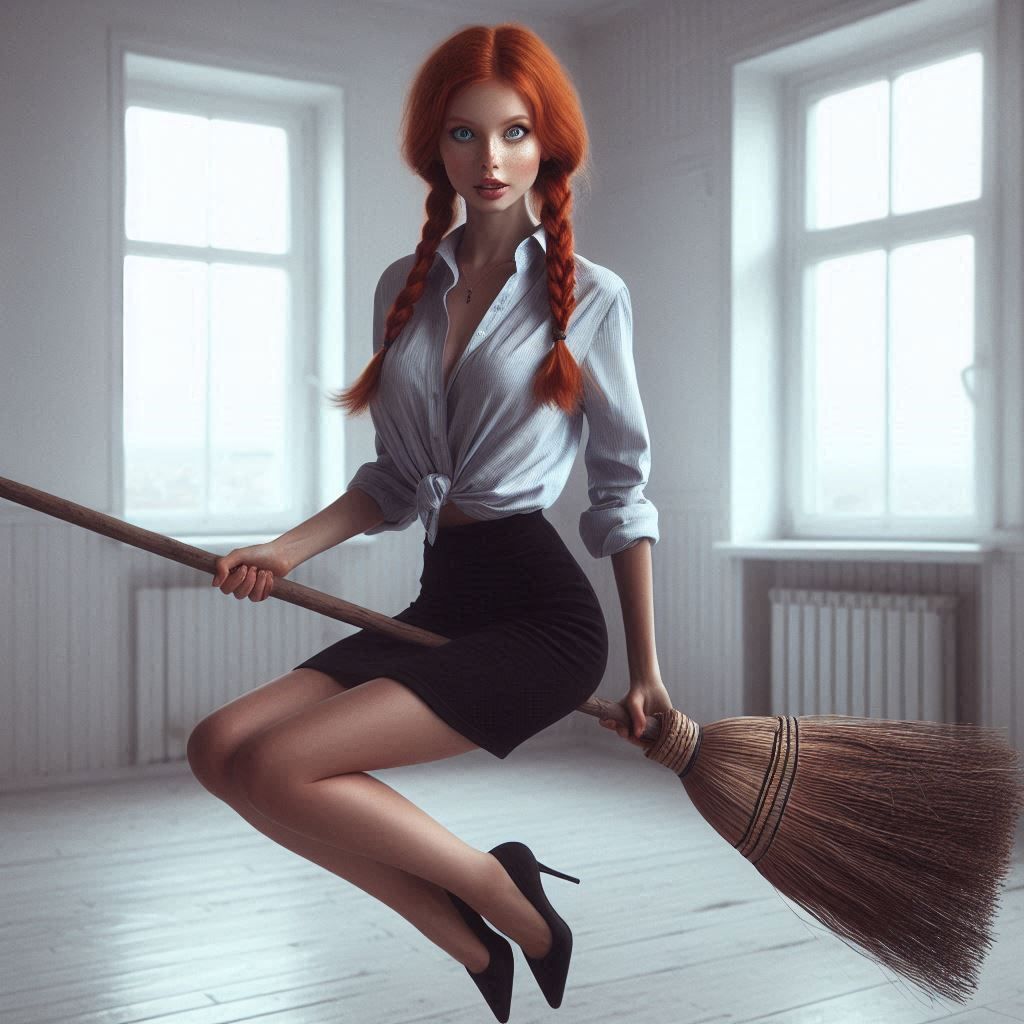 Inhouse broom ride