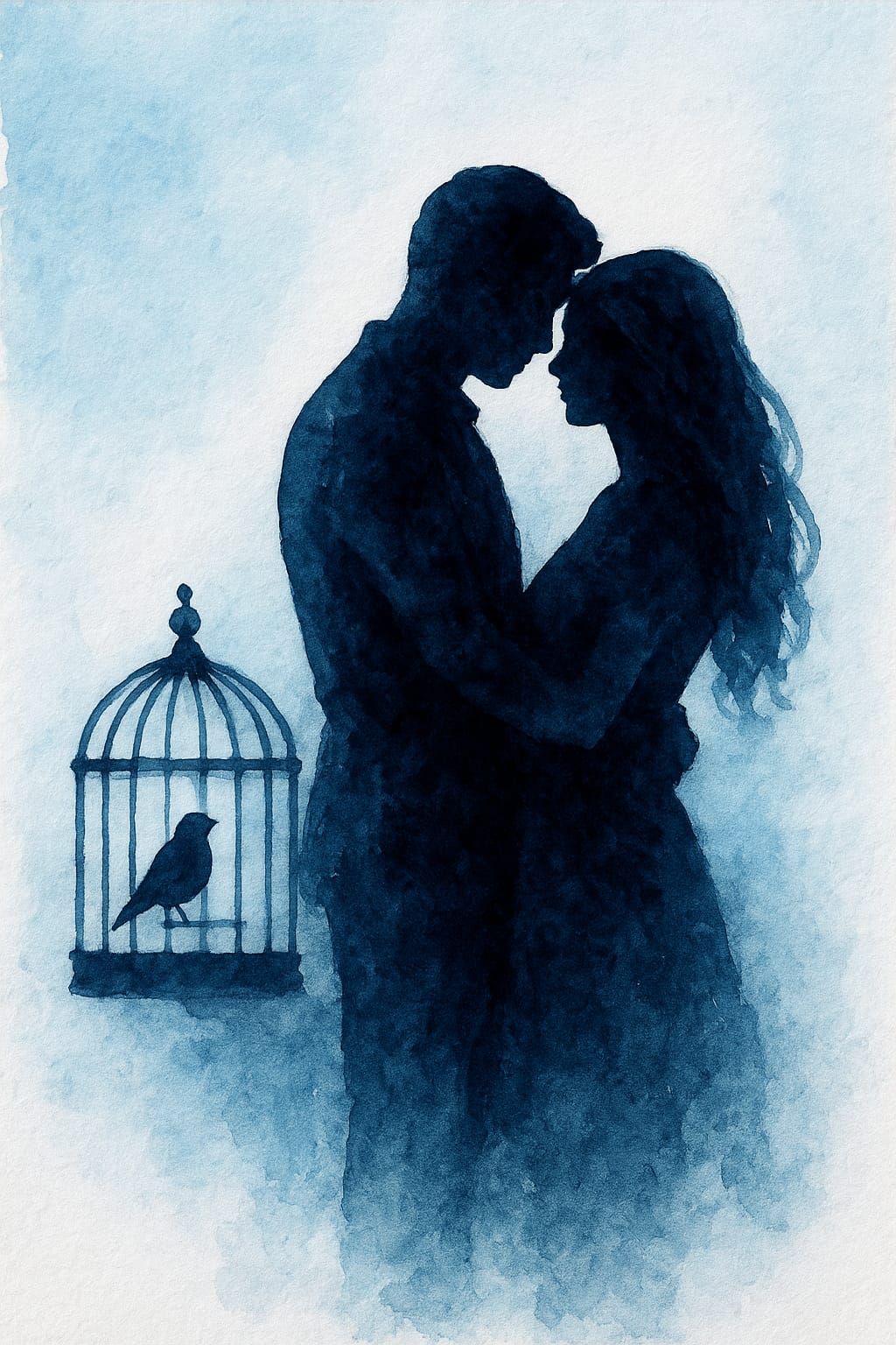 Syleilevät rakastavaiset ja  lintuhäkki