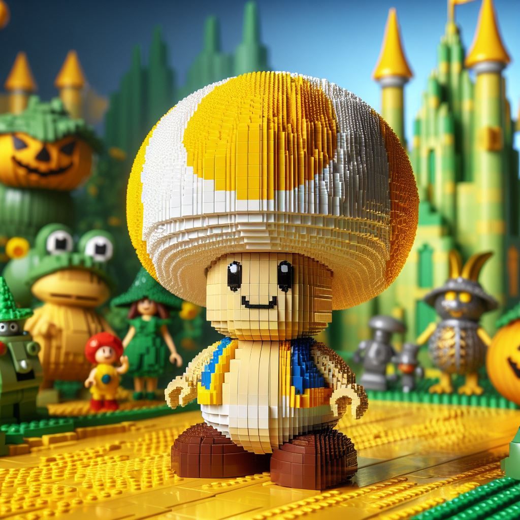 Follow the yellow brick Toad!