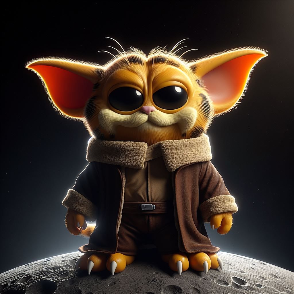 Baby Garfield Yoda