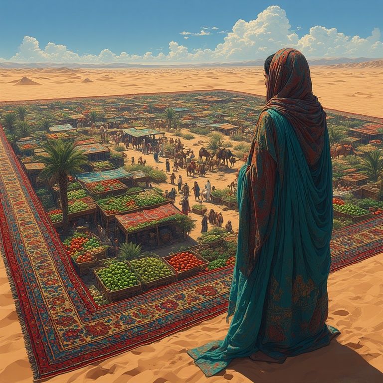 Carpet in the desert