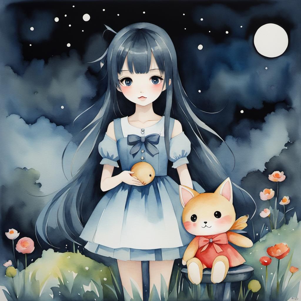 Dolls and Dreams. AI Generated Artwork NightCafe Creator