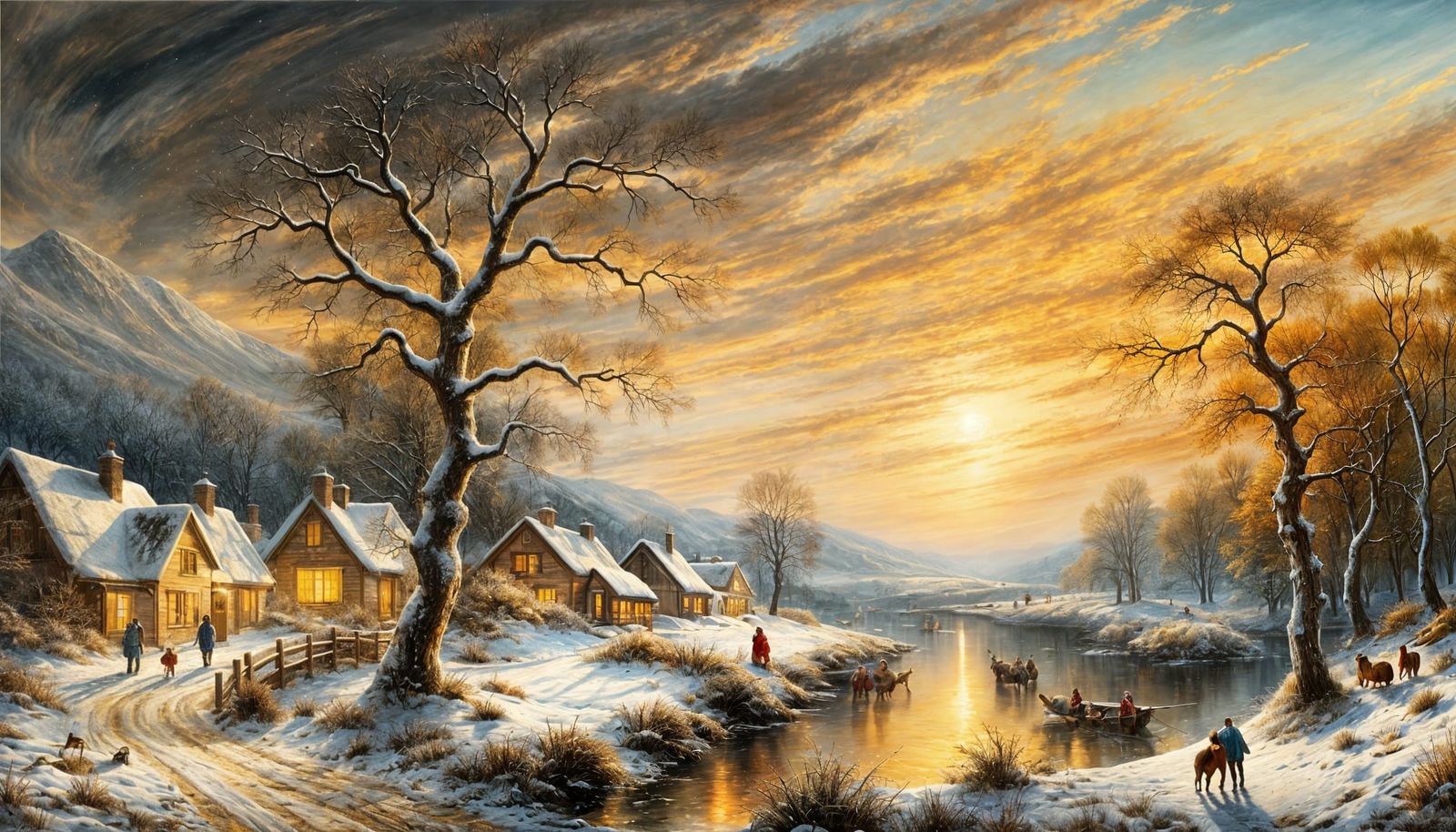 Winter landscape   by @Paulo