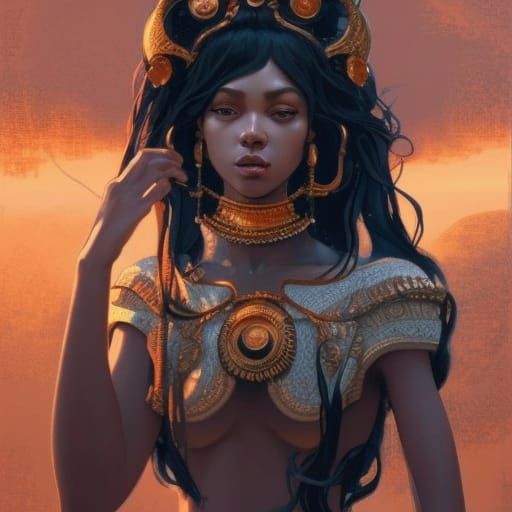 Nubian goddess
