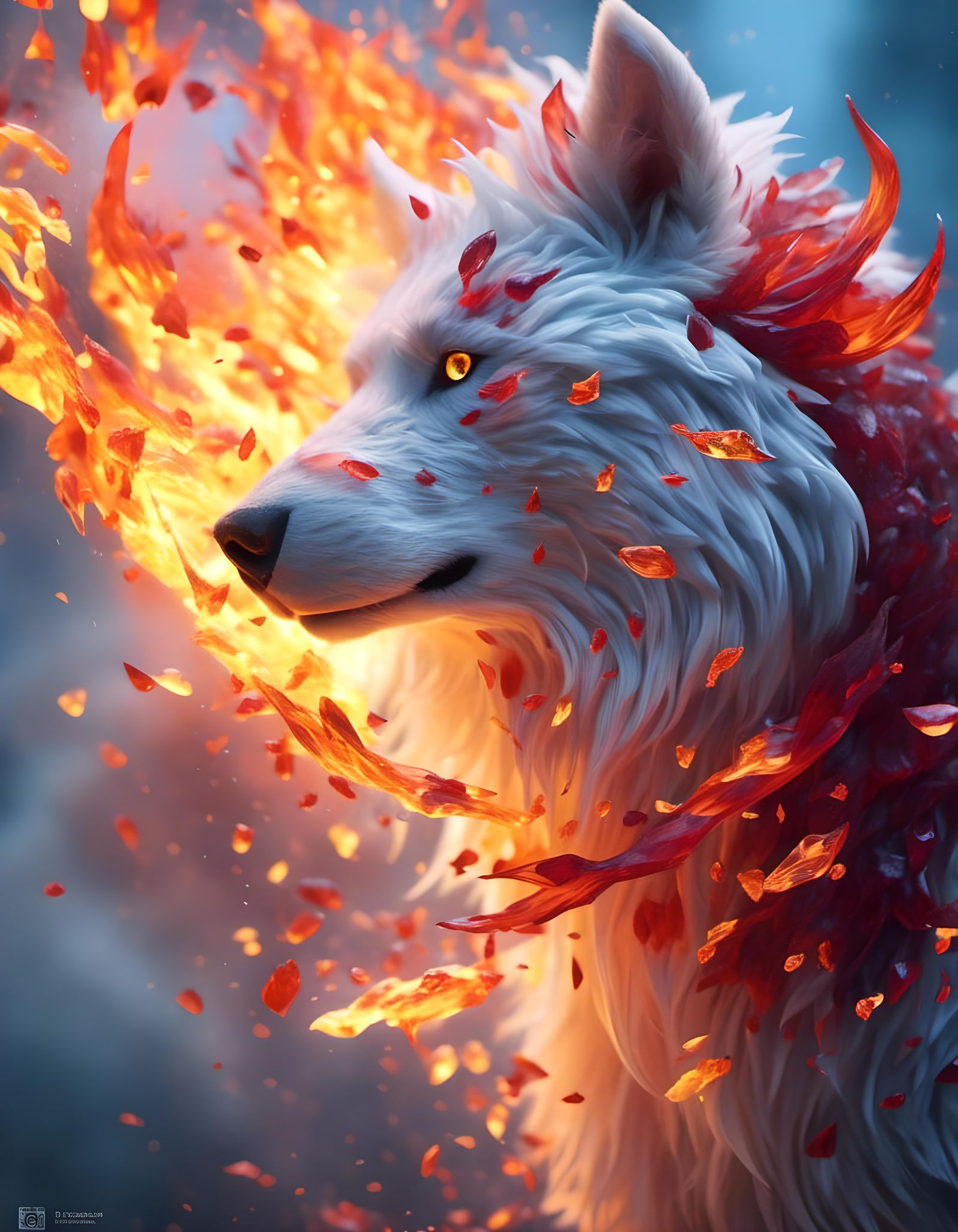 Fiery Wolf