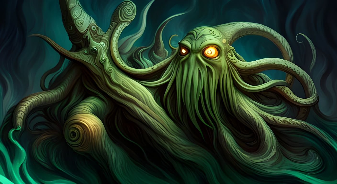 The Elder God Cthulu Rises - AI Generated Artwork - NightCafe Creator