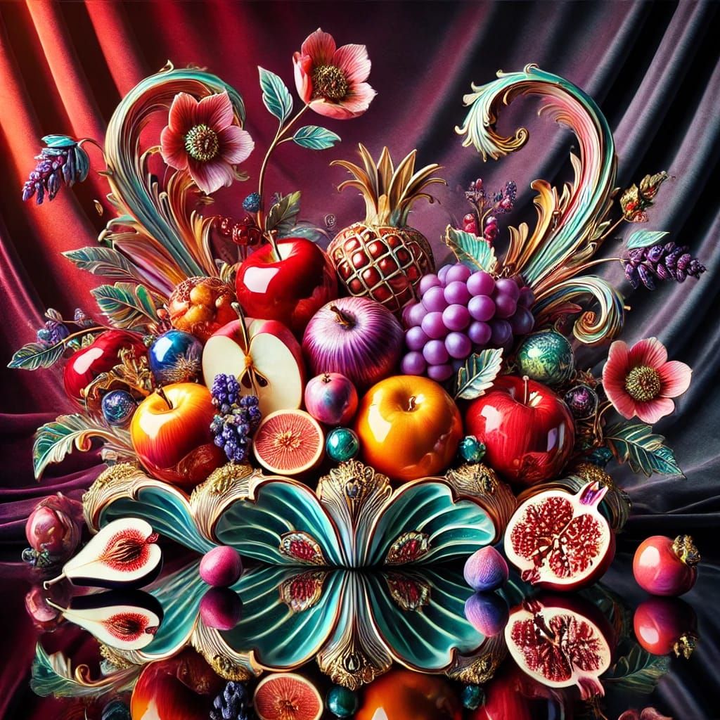 Porcelain fruit