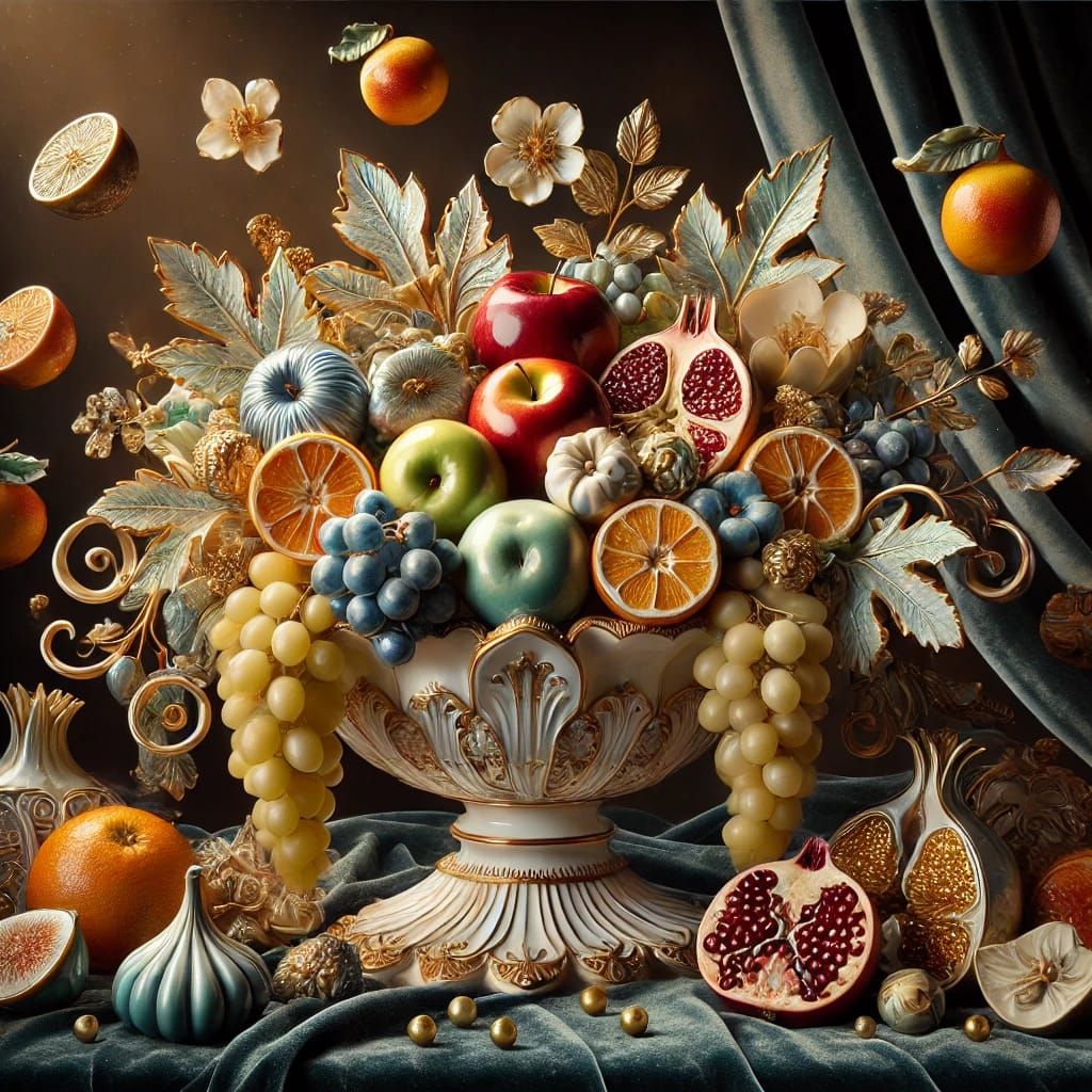 Porcelain fruit