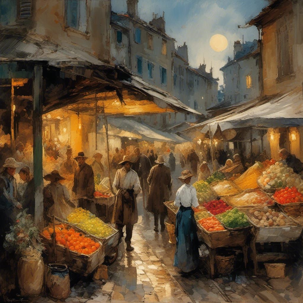 Market Night  by @secretwitch
