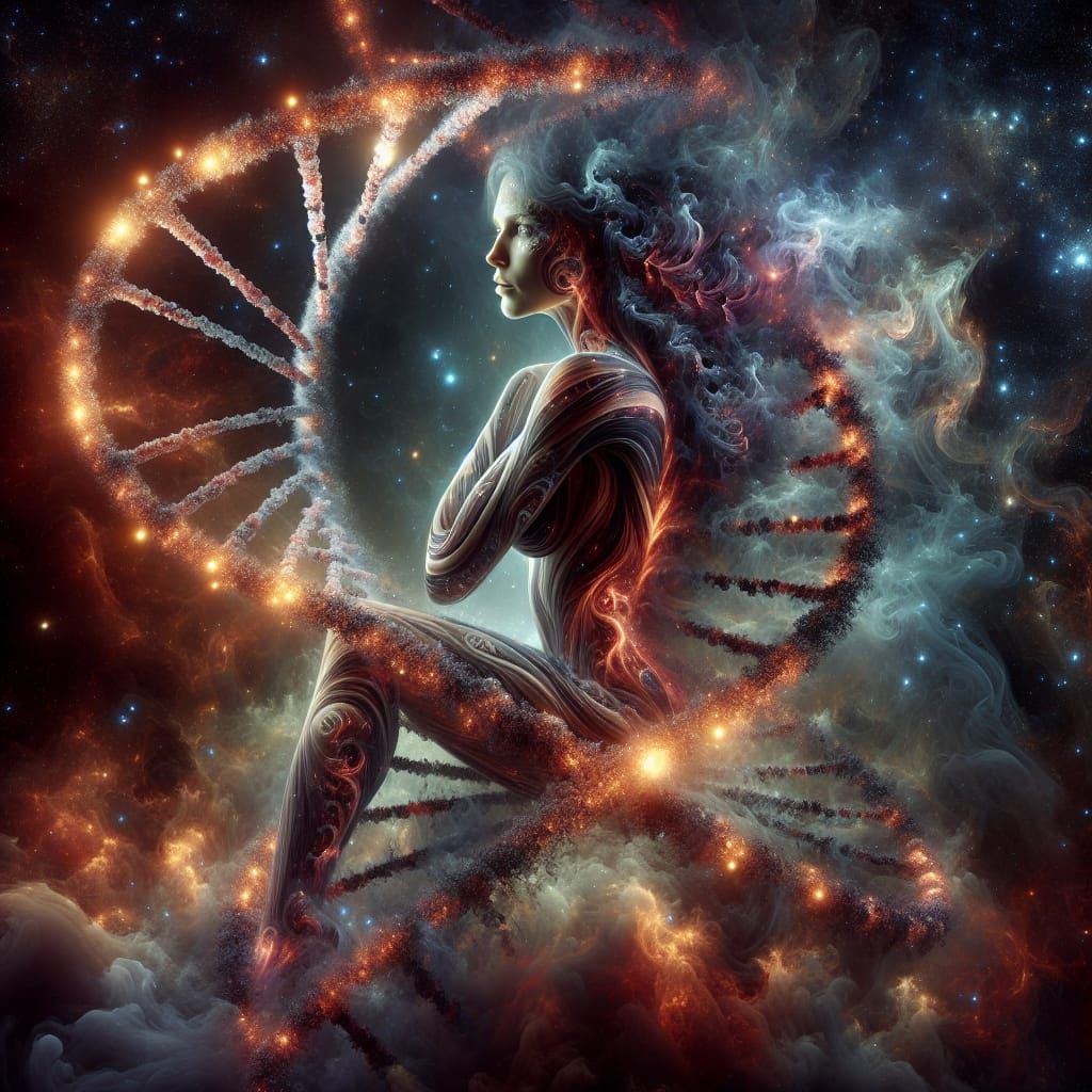 Universal DNA  by @Pagan_Nights