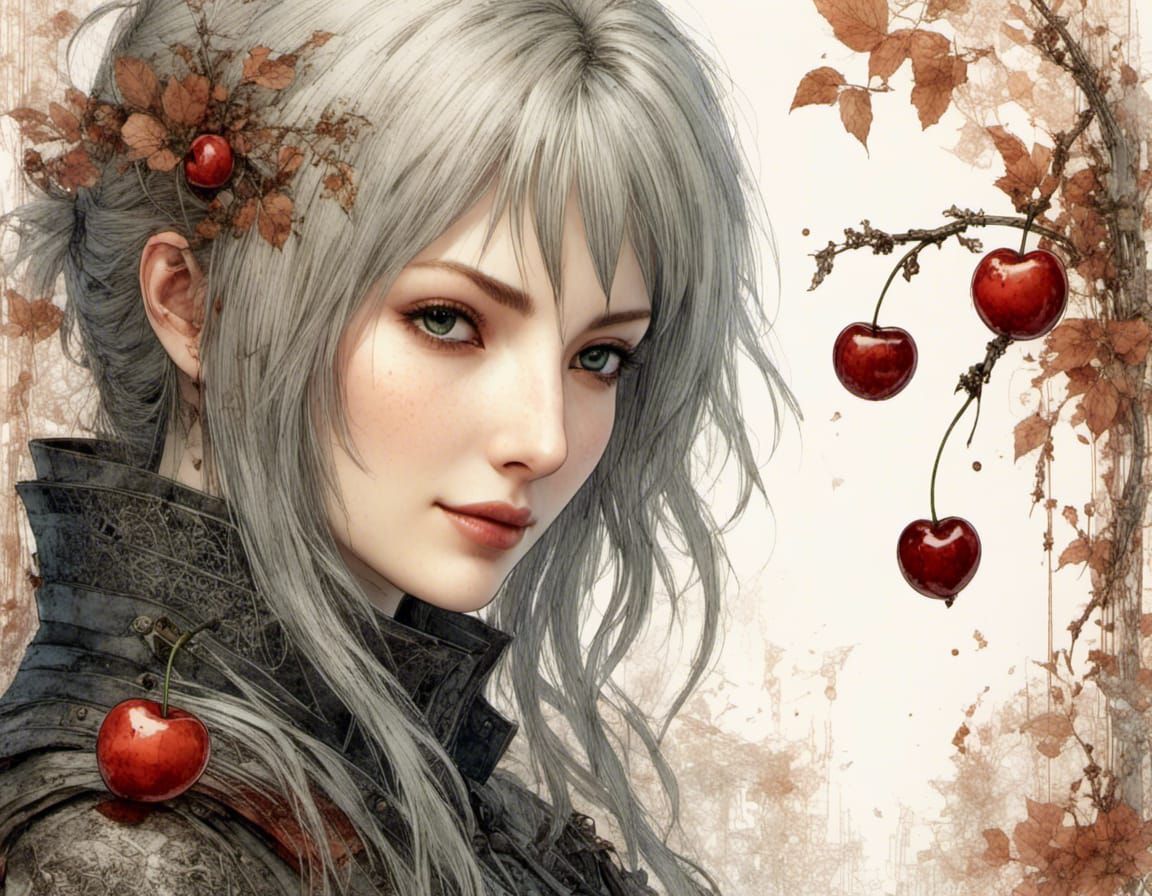 With a cherry in my hair