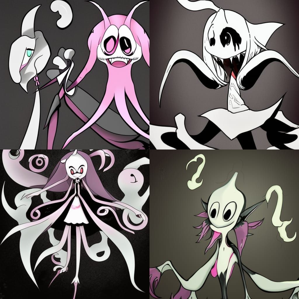 squid demon hazbin hotel style