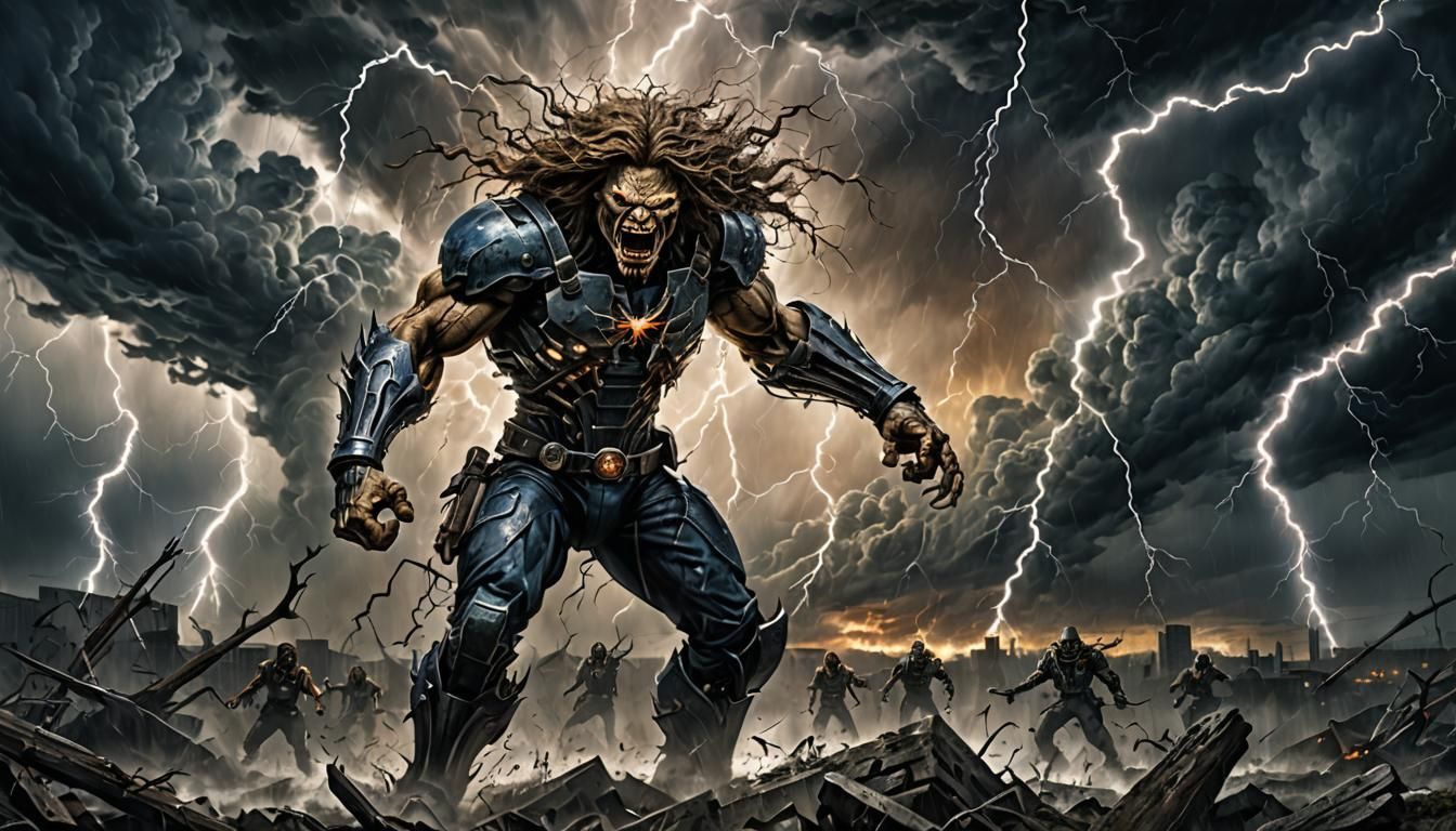 Scene inspired by the song "Angry Again" by Megadeth.