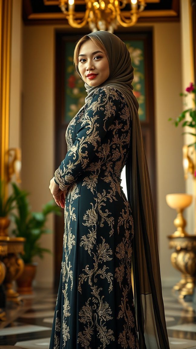 Hijabist Week : The Opulent Hijabists in Versace finery ♠️