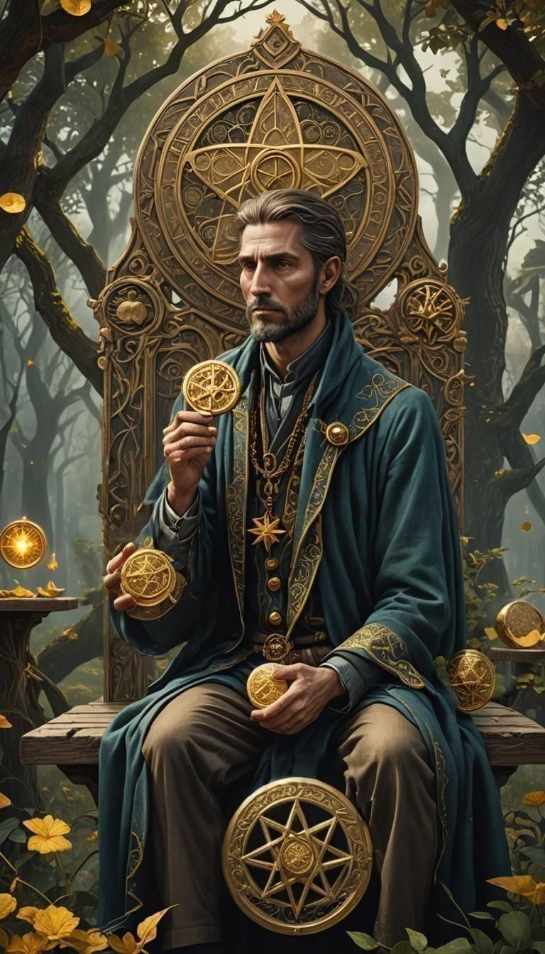 Four of Pentacles Tarot Card