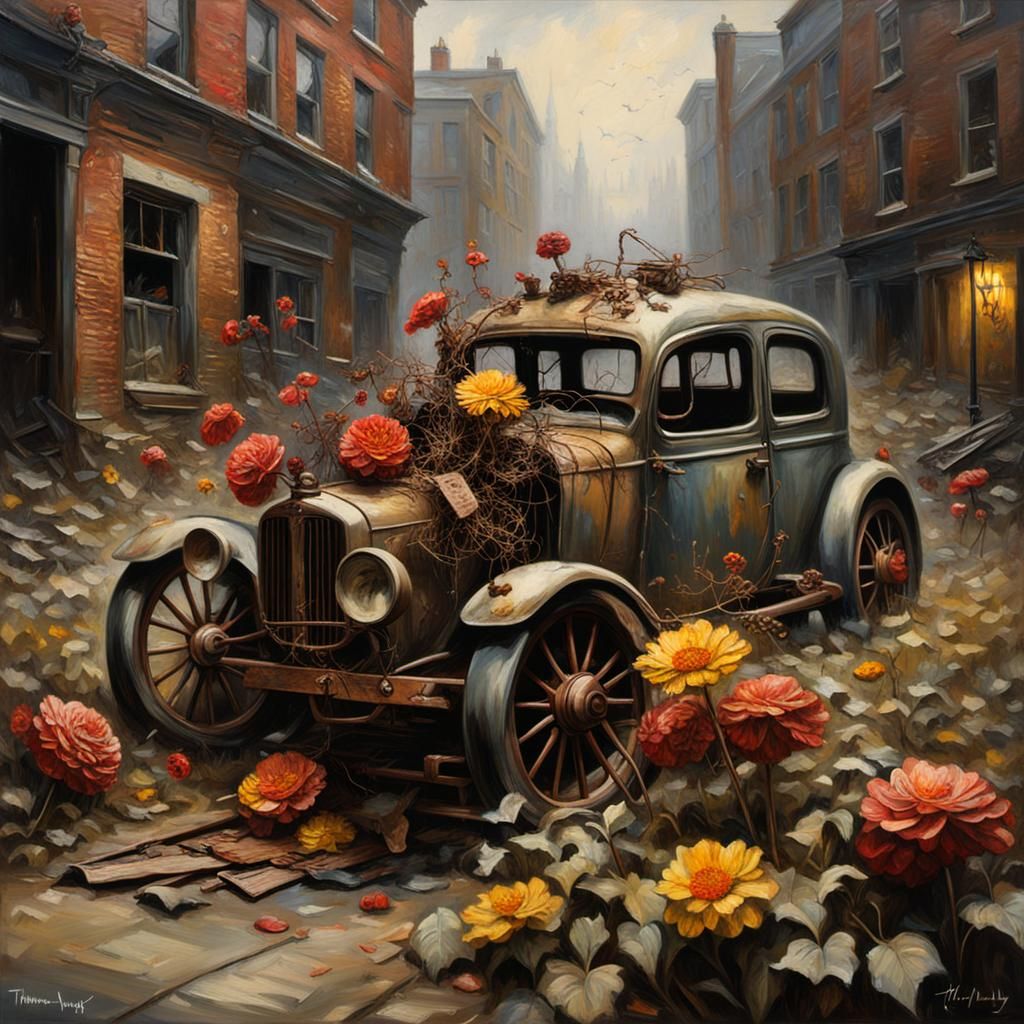 Old car   by @nonaivo