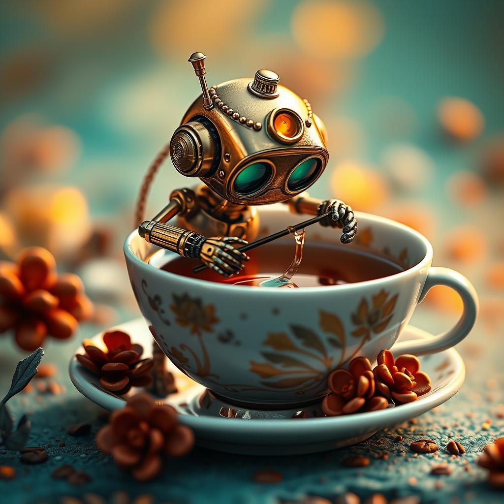 cup of tea  by @KiwiBird