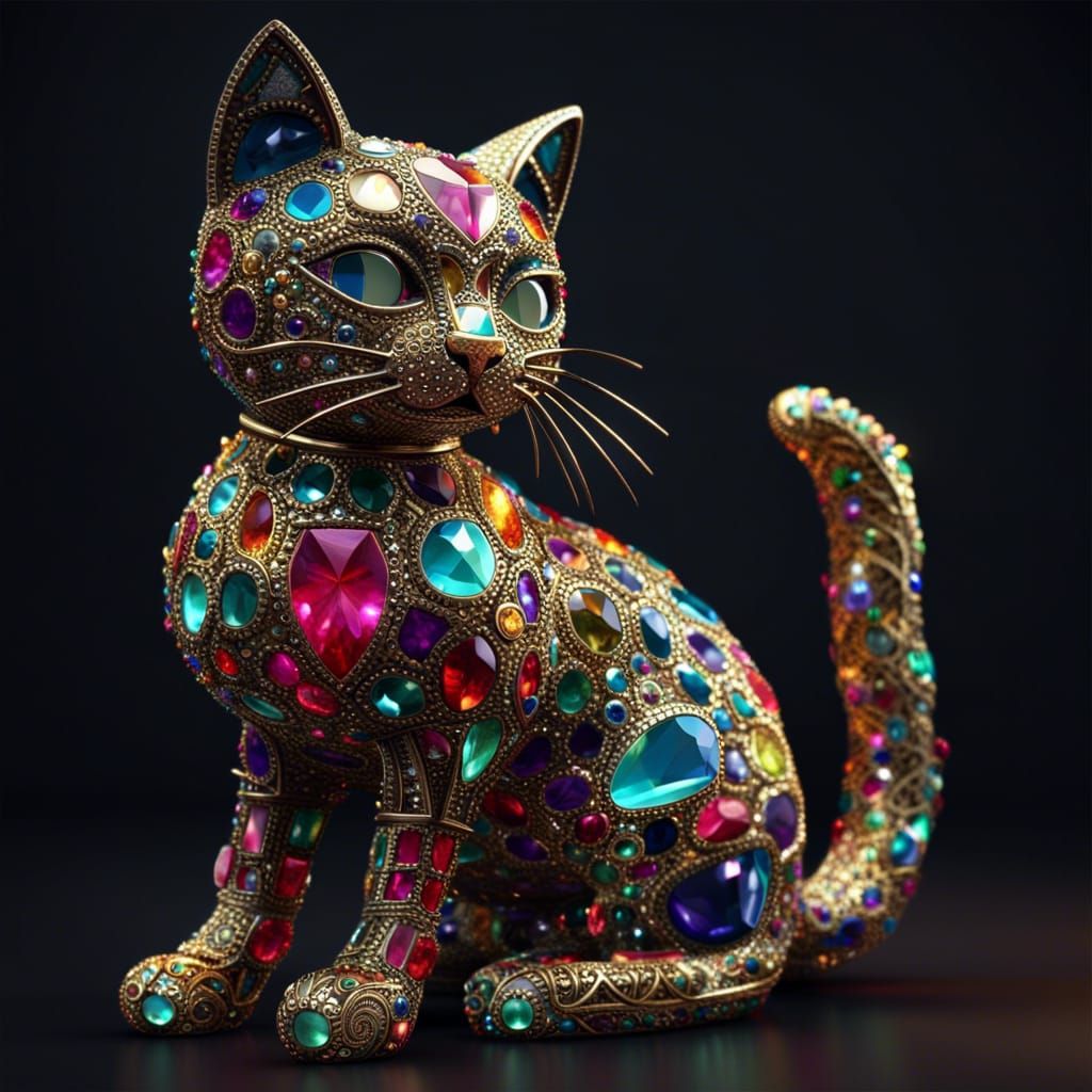 Jeweled Cat