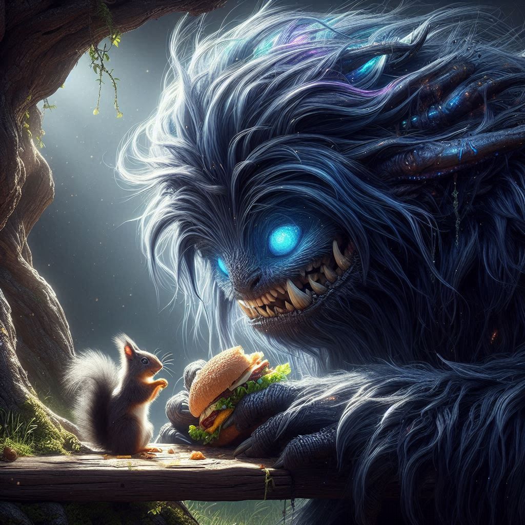 „Of course, you’ll get some too, little buddy!“