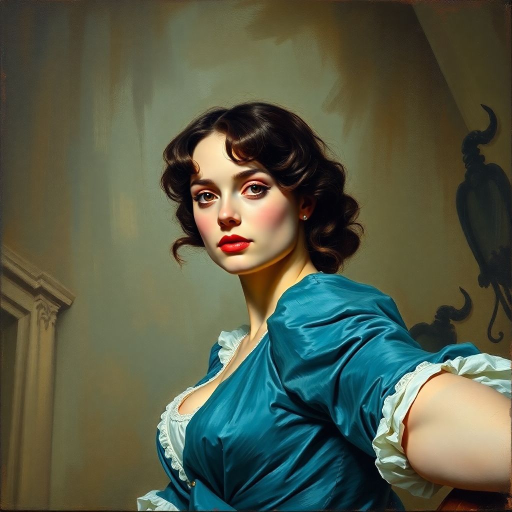 Classic Painting Style Selfie