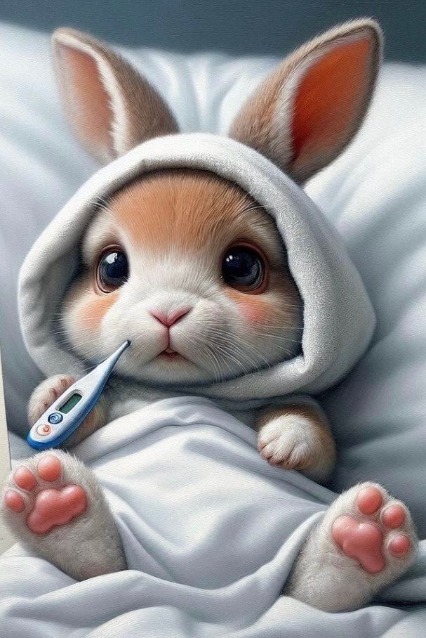 Sick little bunny