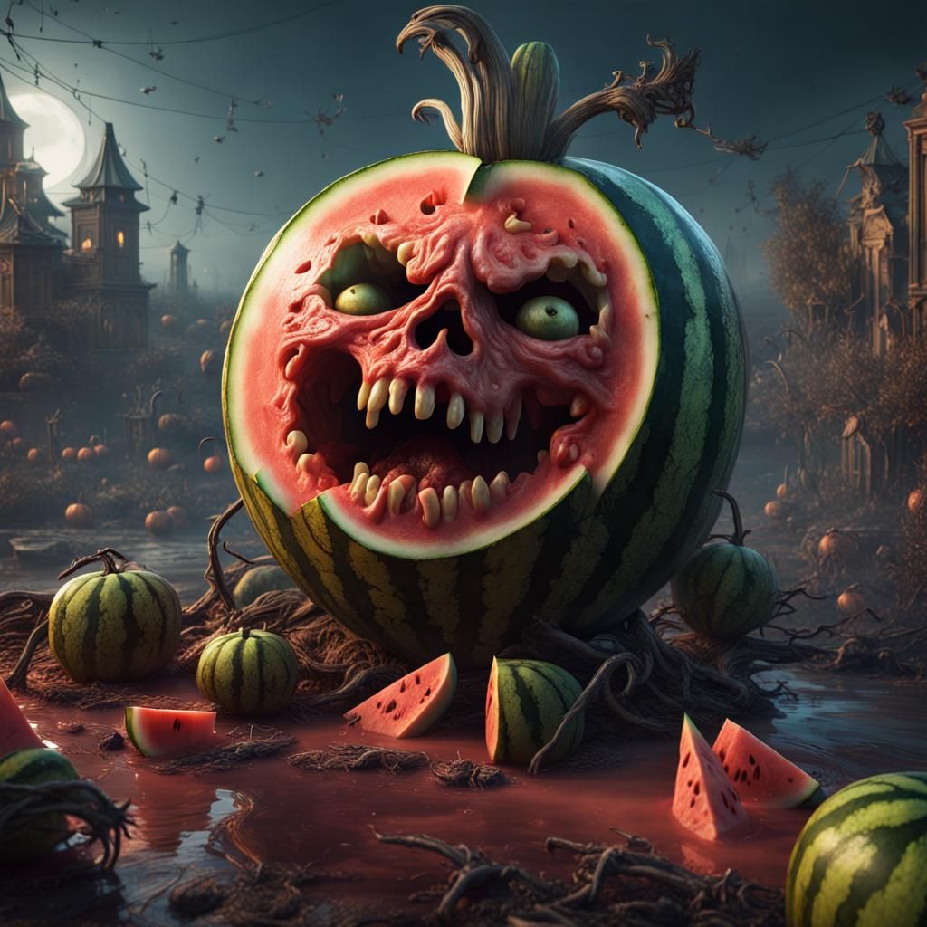 Watermelonezombie  by @Mephiston Agarwaen