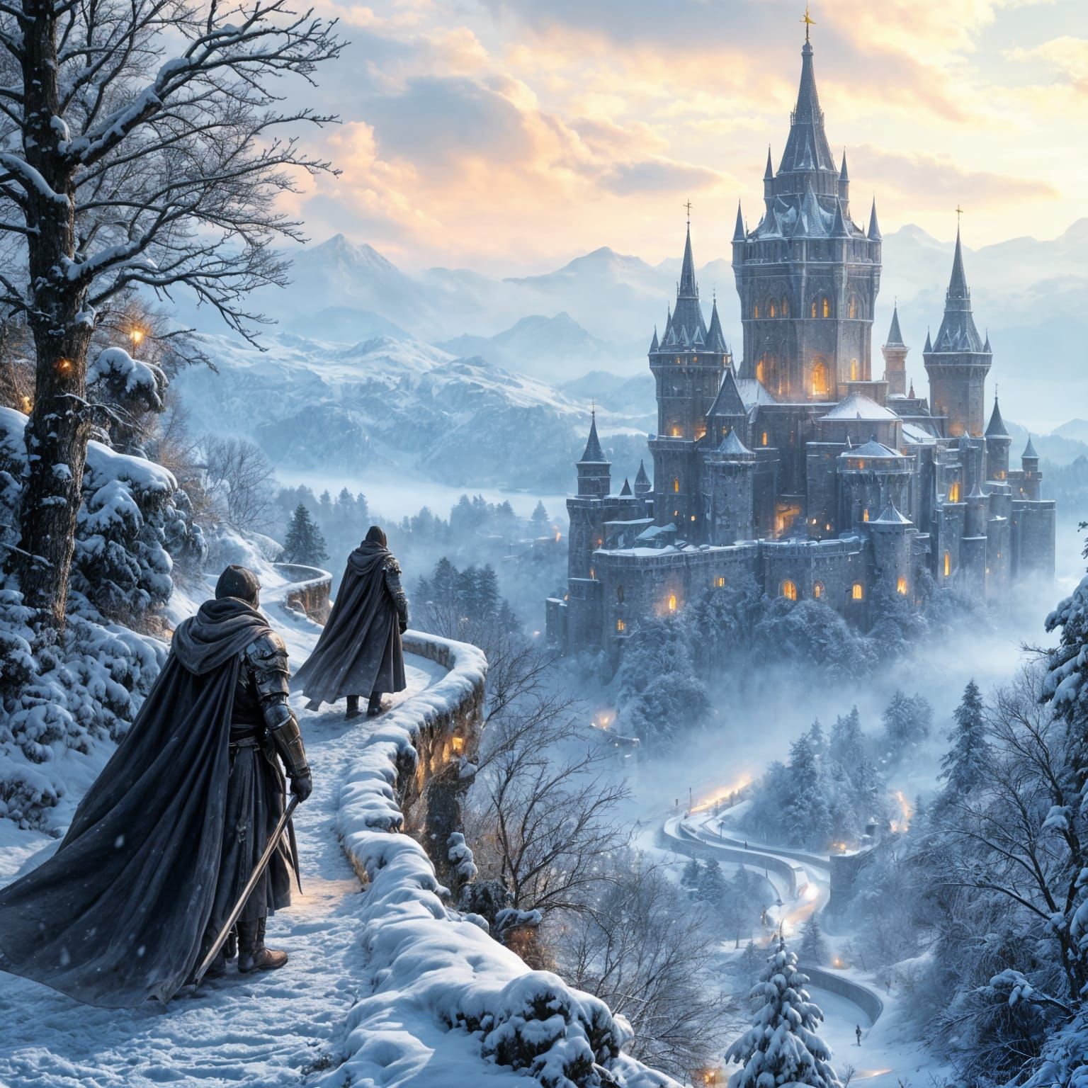 The Ice Kingdom: Land of the Frost Knights  by @Ahriman