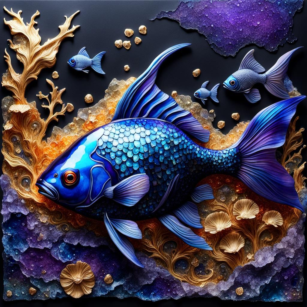 Goldfish AI Generated Artwork NightCafe Creator