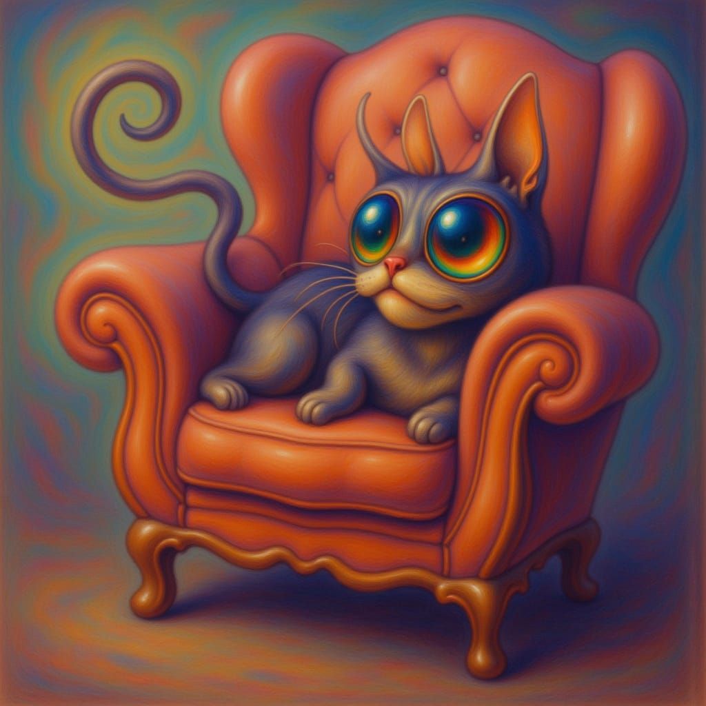 <lora:-Twisted Whimsy-:1.0> a cat in a couch