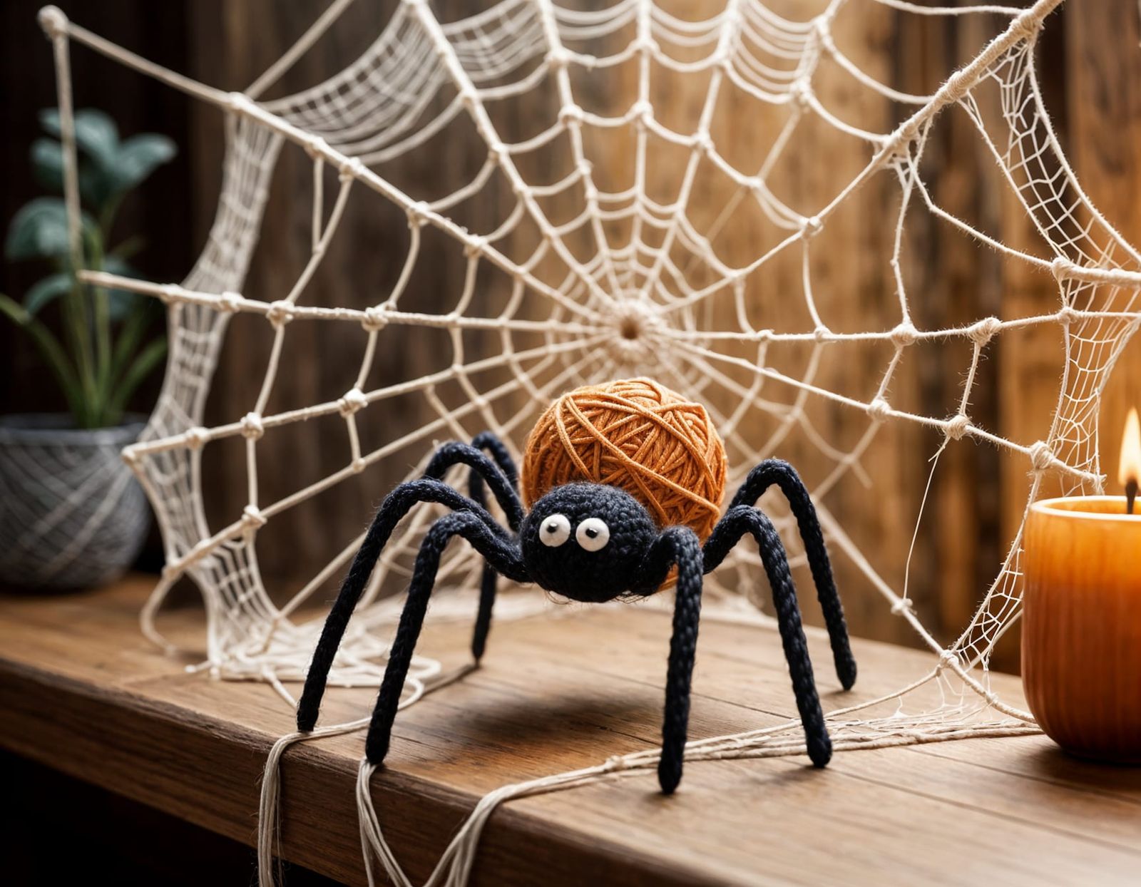 Stringy spider  by @Feathers