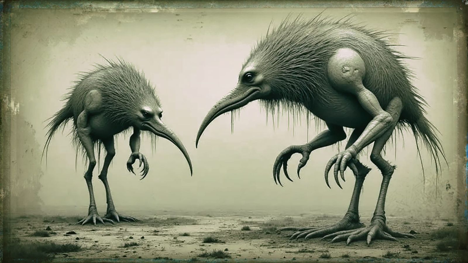 The wondrous creatures from the forgotten plain