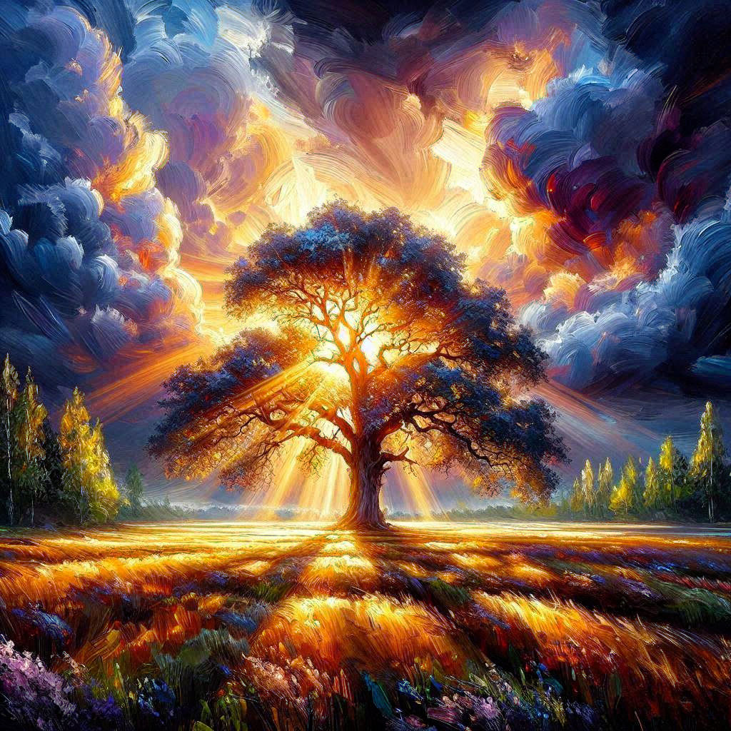 Light Shining Through Dark Clouds