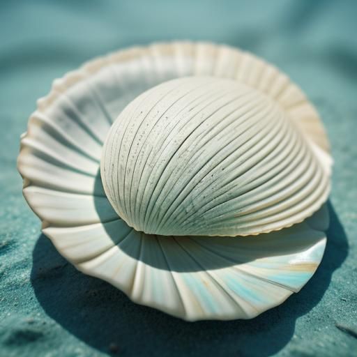 macro photography of a seashell photorealistic